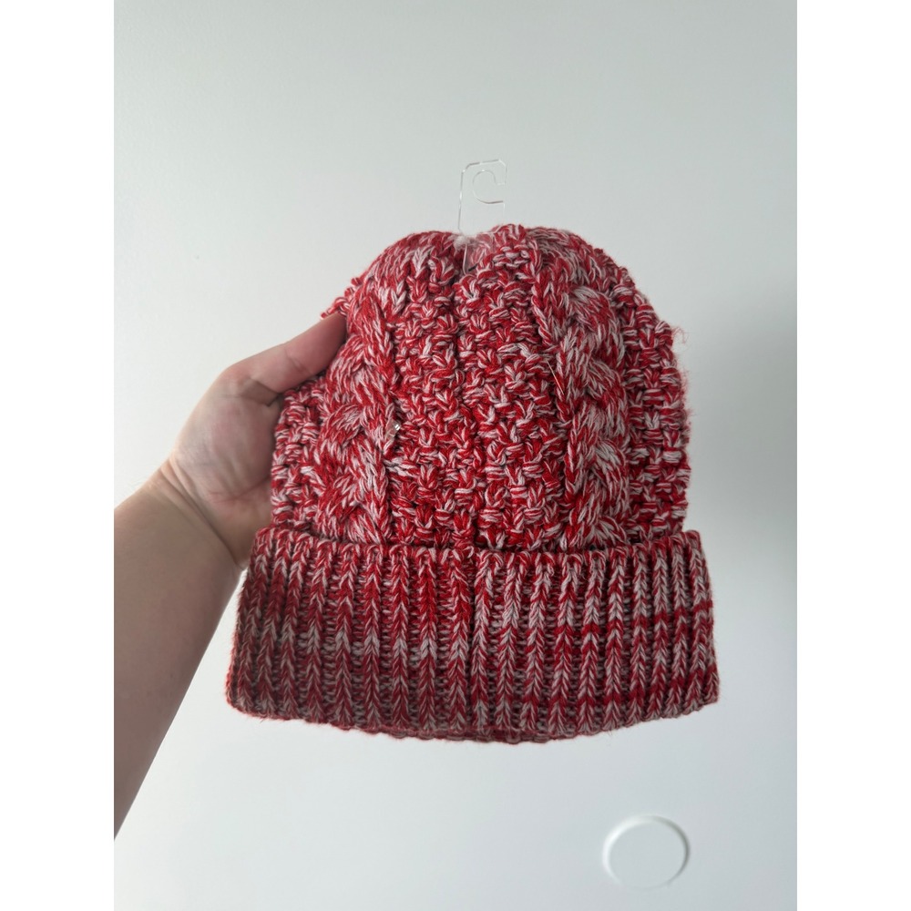 Goodfellow‎ Men's Beanie – Red & White Knit – NWT